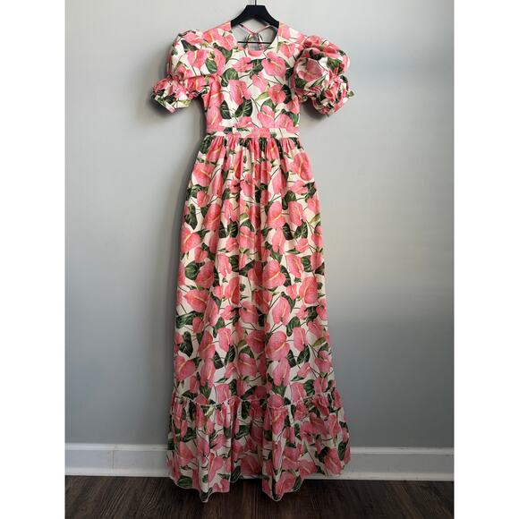 Agua by Agua Bendita Amapola Anturios Dress Size Small - Picture 3 of 15